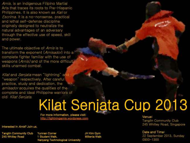 Kilat Senjata Cup 2013 * 22 Sept 2013 * Tanglin Community Club